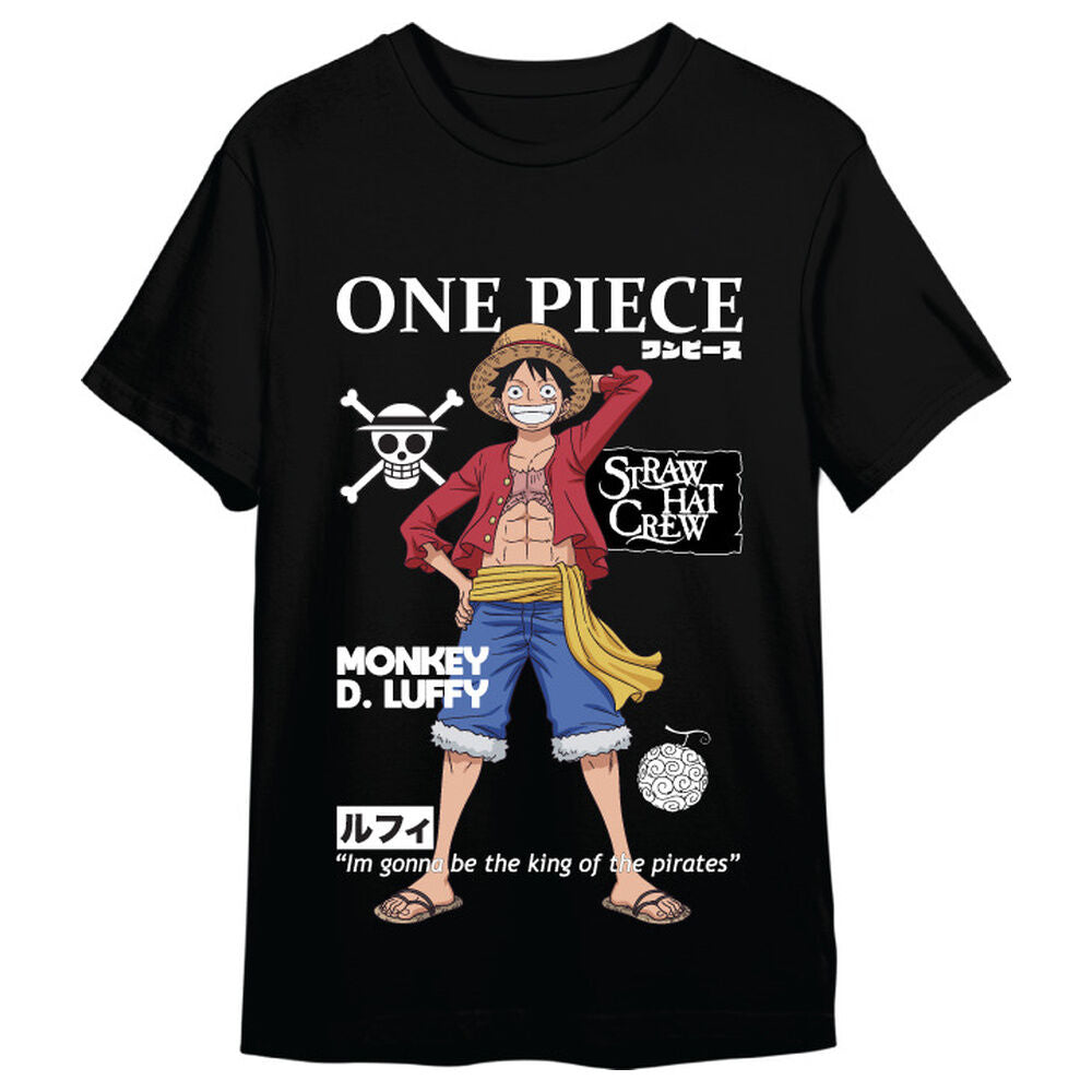 Camiseta Monkey D. Luffy One Piece adulto Frikytopia