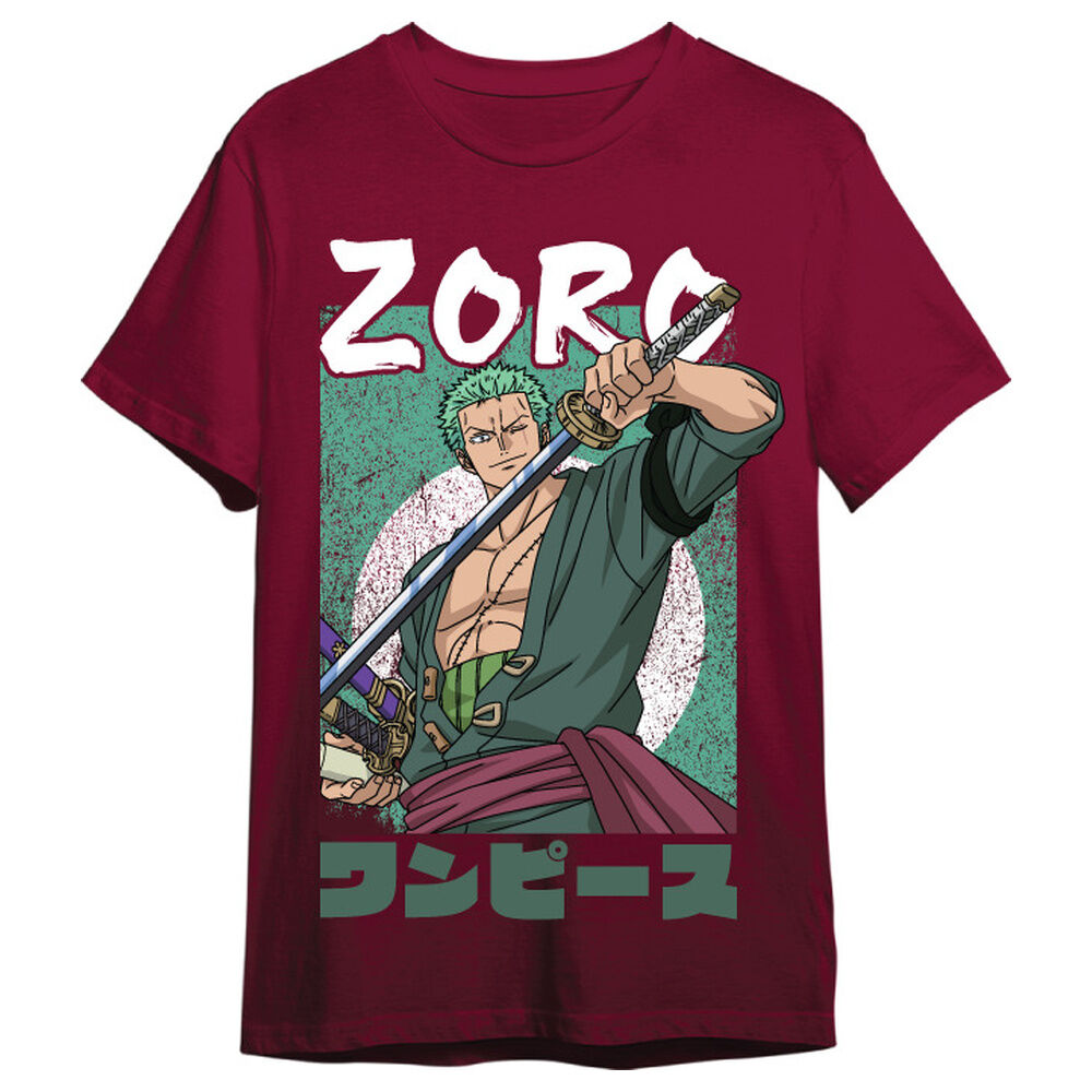 Camiseta Roronoa Zoro One Piece adulto Frikytopia