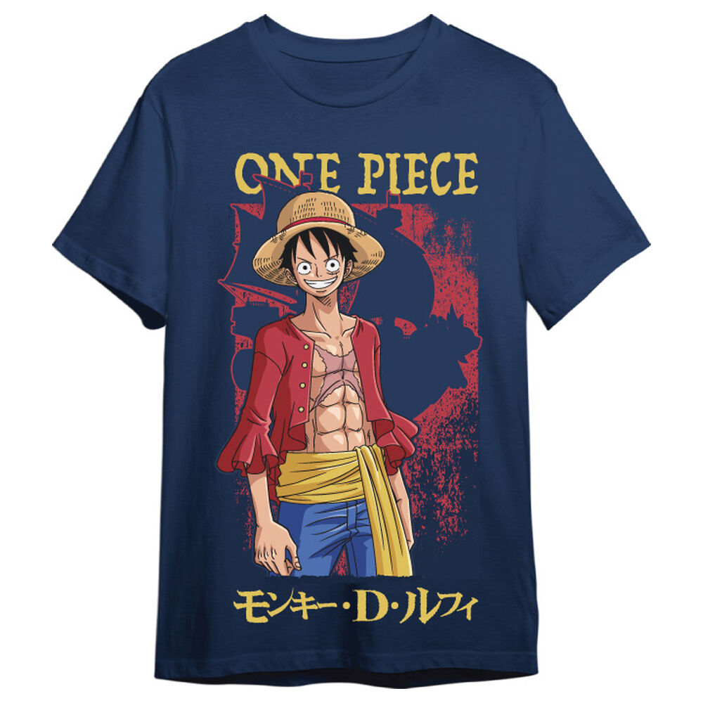 Camiseta Monkey D. Luffy One Piece adulto Frikytopia