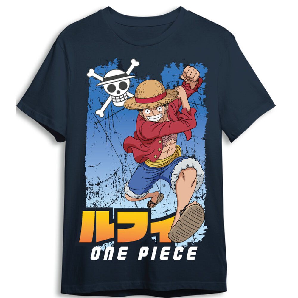 Camiseta Monkey D. Luffy One Piece adulto Frikytopia