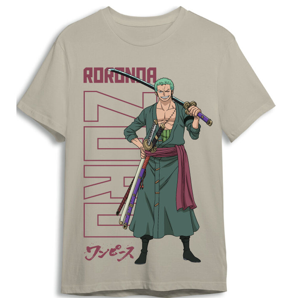 Camiseta Roronoa Zoro One Piece adulto Frikytopia