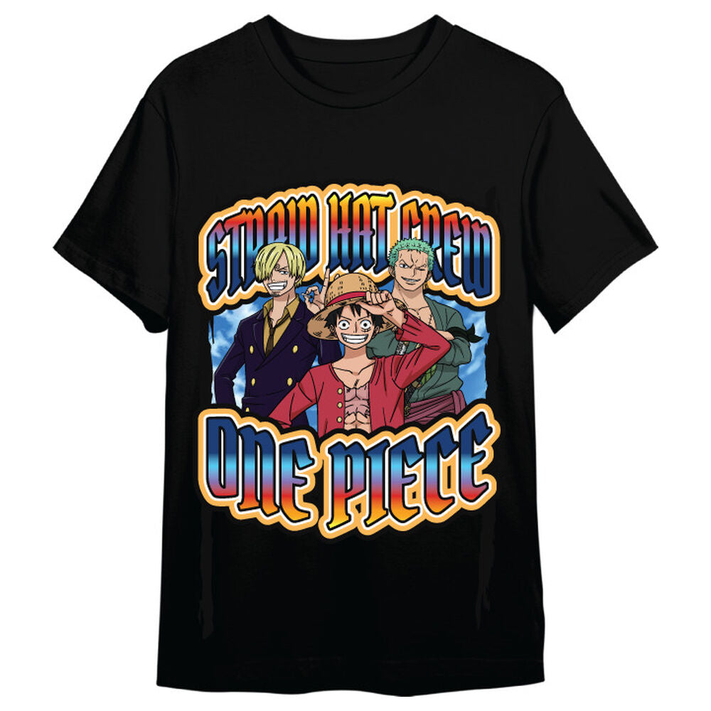 Camiseta Monkey D. Luffy, Roronoa Zoro & Sanji One Piece adulto Frikytopia