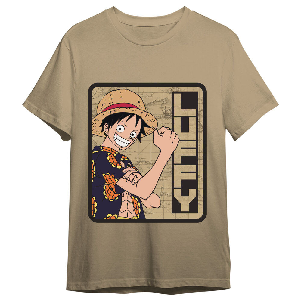 Camiseta Monkey D. Luffy One Piece adulto Frikytopia