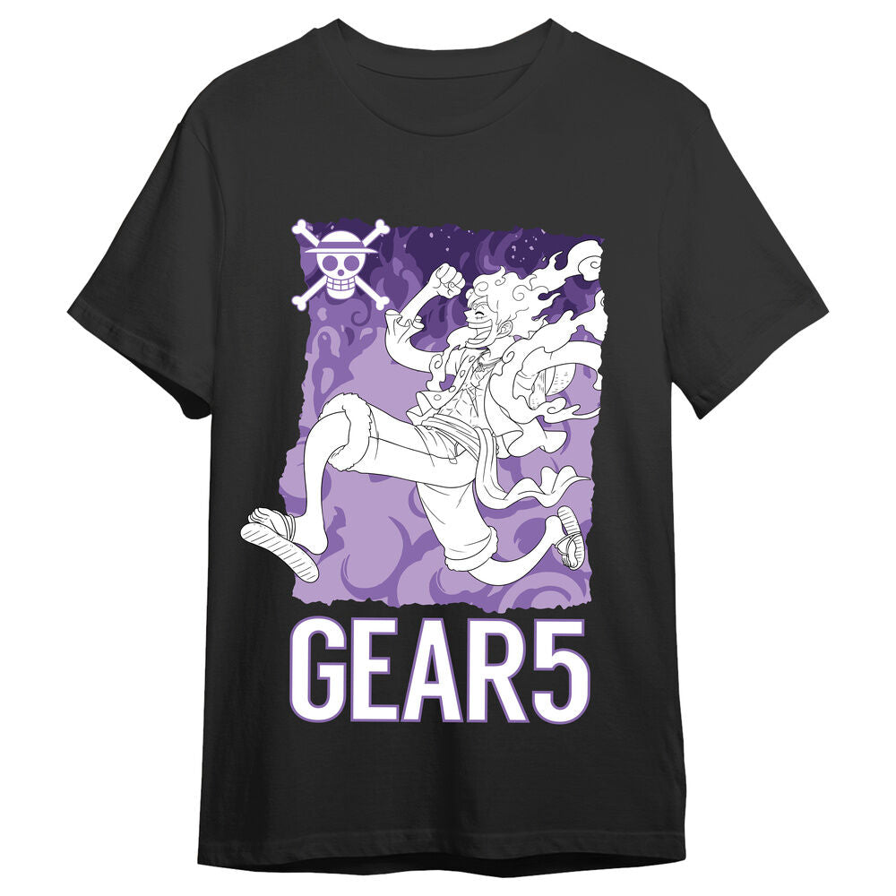 Camiseta Monkey D. Luffy Gear 5 One Piece adulto Frikytopia