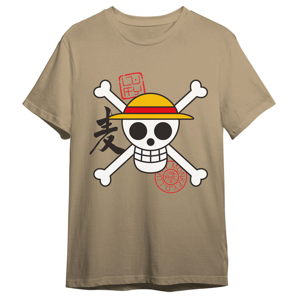 One Piece Camiseta Skull Sand Talla XXL