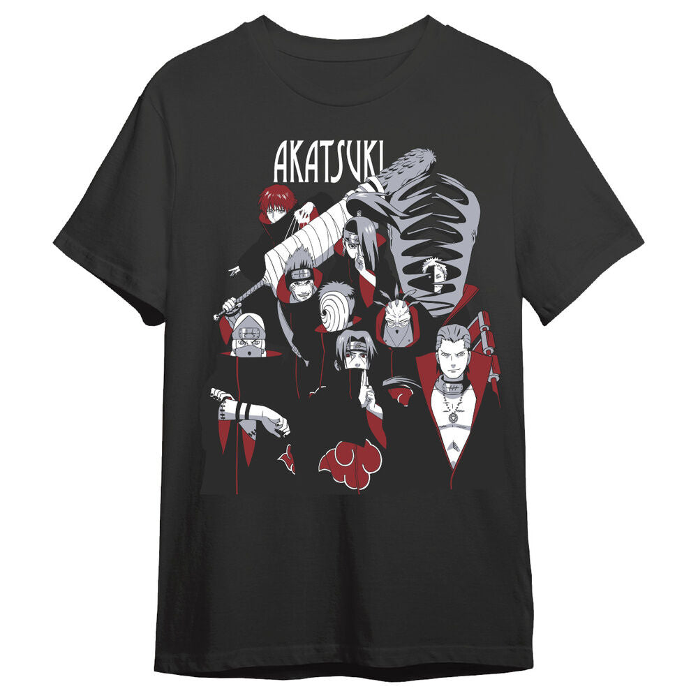 Camiseta Akatsuki Naruto Shippuden adulto Frikytopia