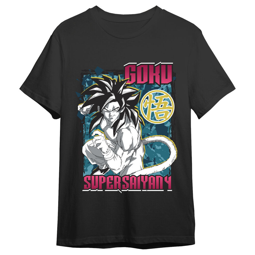 Camiseta Goku Super Saiyan 4 Dragon Ball GT adulto Frikytopia