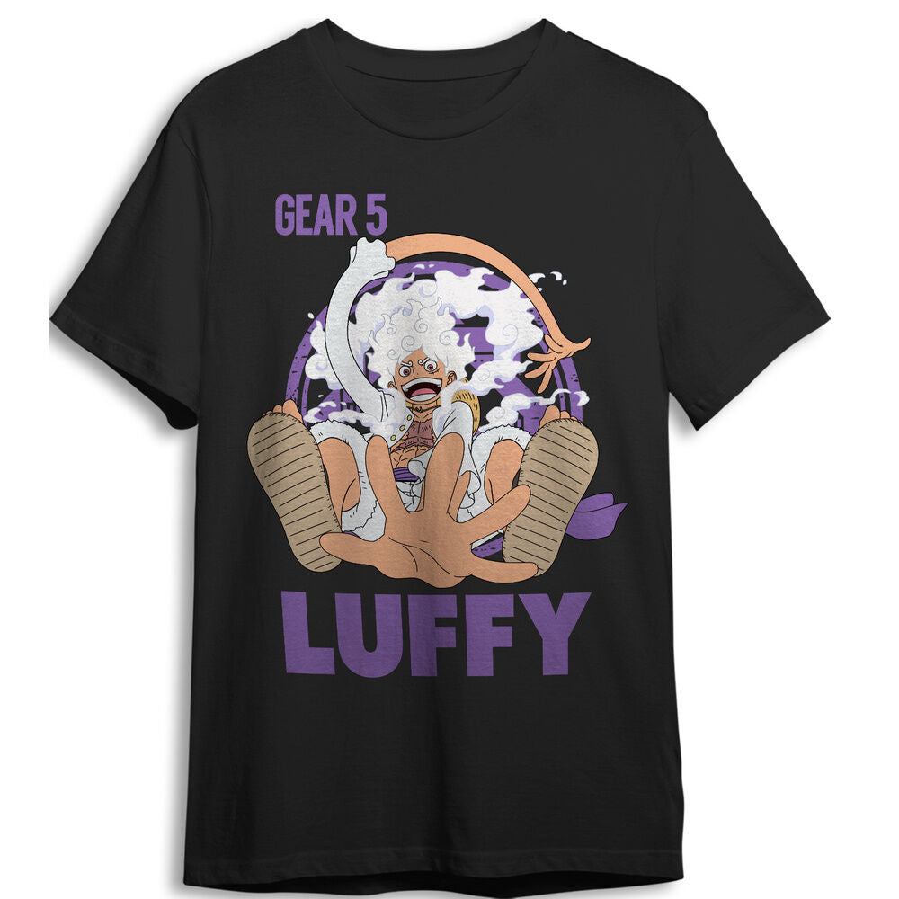 Camiseta Monkey D. Luffy Gear 5 One Piece adulto Frikytopia