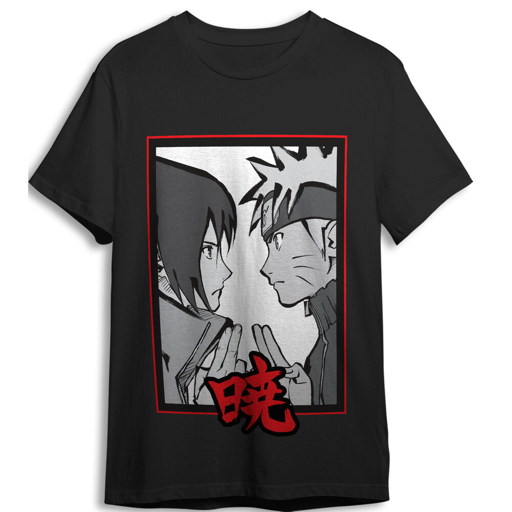 Camiseta Face to Face Naruto Shippuden adulto Frikytopia