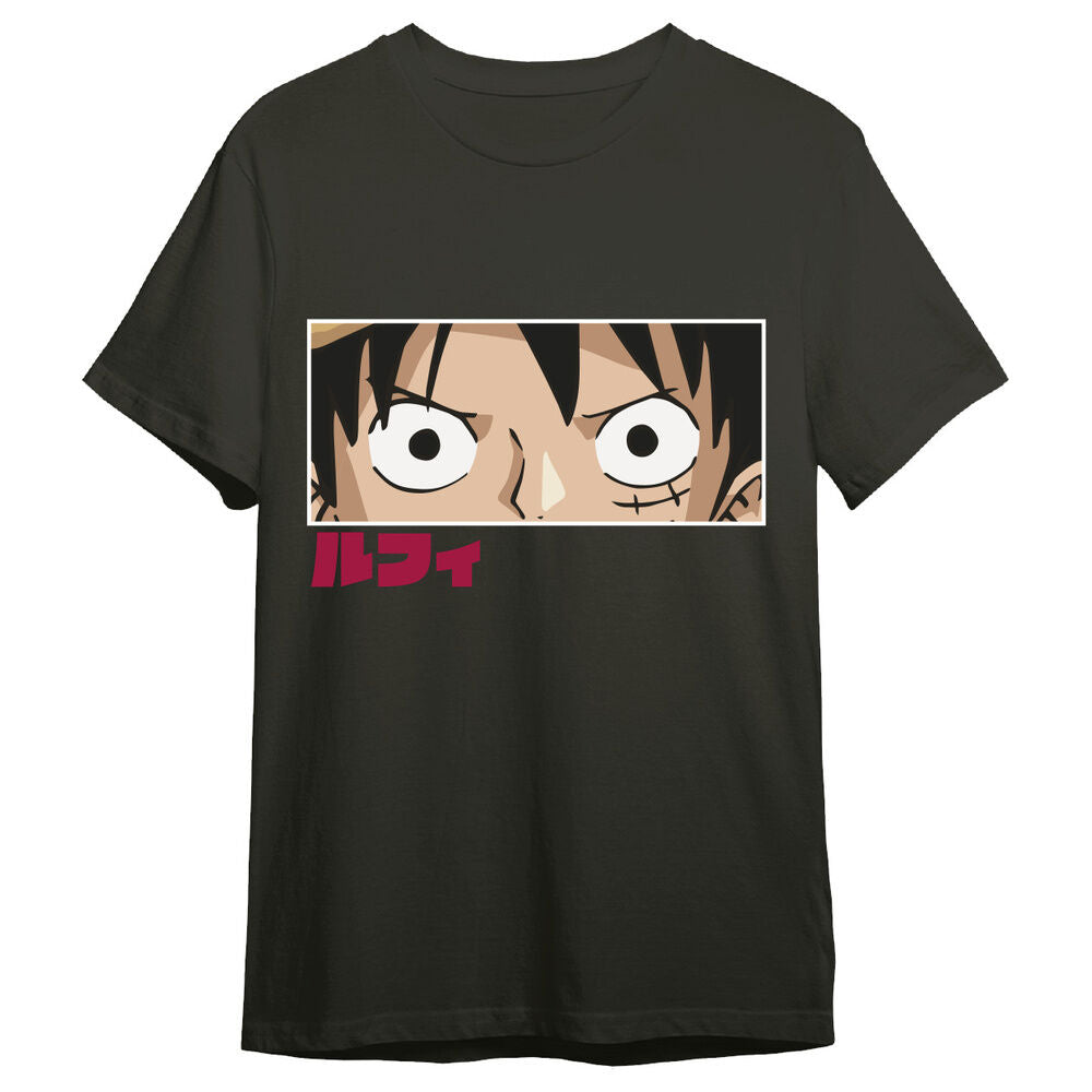 Camiseta Monkey D. Luffy Eyes One Piece adulto Frikytopia