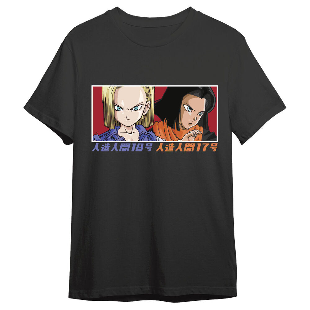 Camiseta C18 & C17 Dragon Ball Z adulto Frikytopia