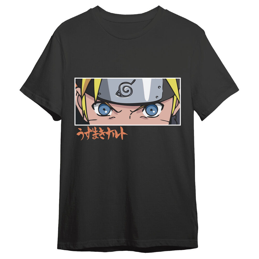 Naruto Camiseta Naruto Eyes Black Talla S