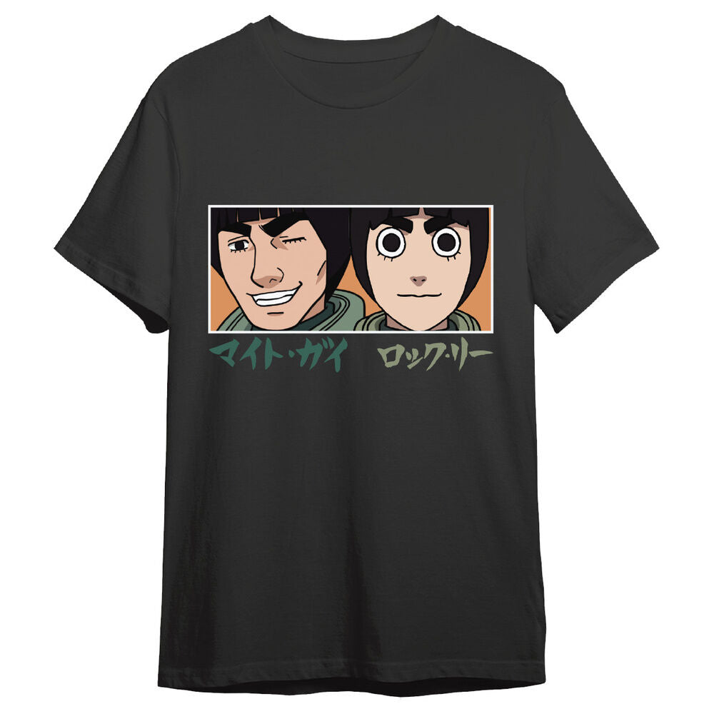 Camiseta Guy Sensei & Rock Lee Eyes Naruto Shippuden adulto Frikytopia