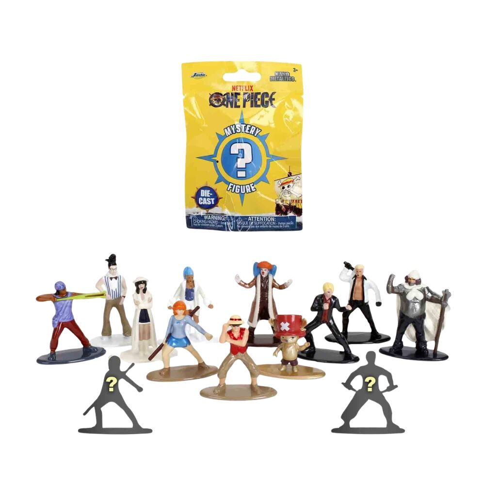 One Piece Nano Metalfigs Figuras Mini Blind Pack 5 cm Expositor (24)