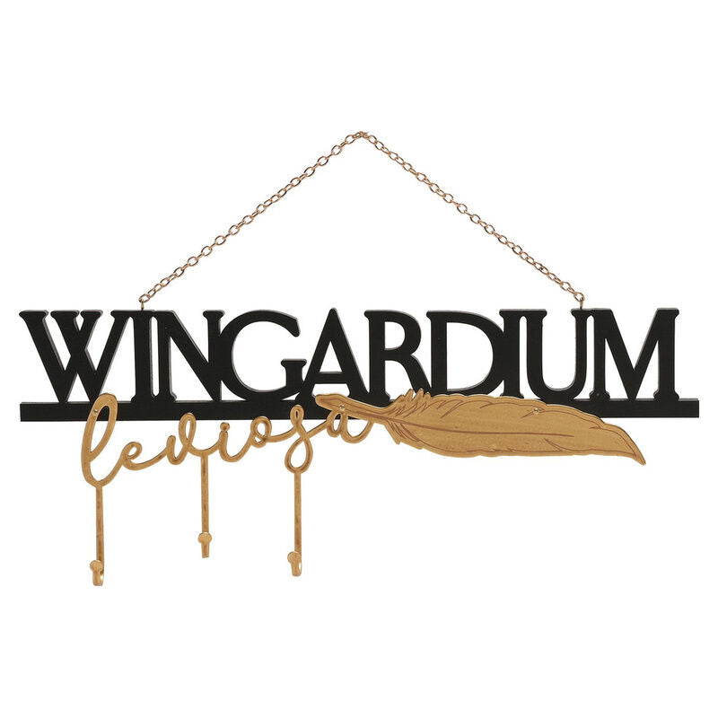 Letrero madera Wingardium Harry Potter Frikytopia