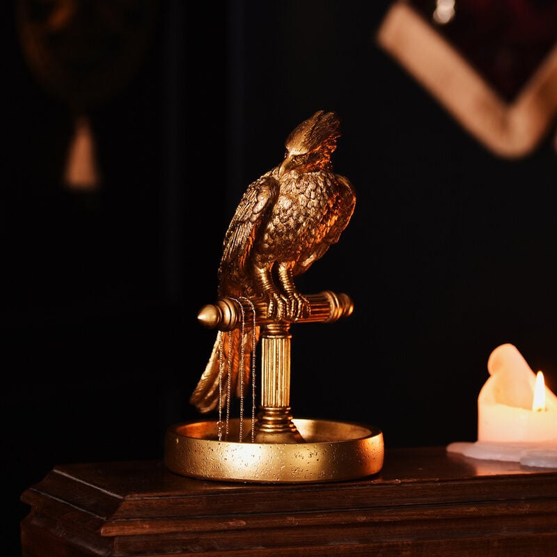 Figura exposicion joyas Fawkes Harry Potter 21cm
