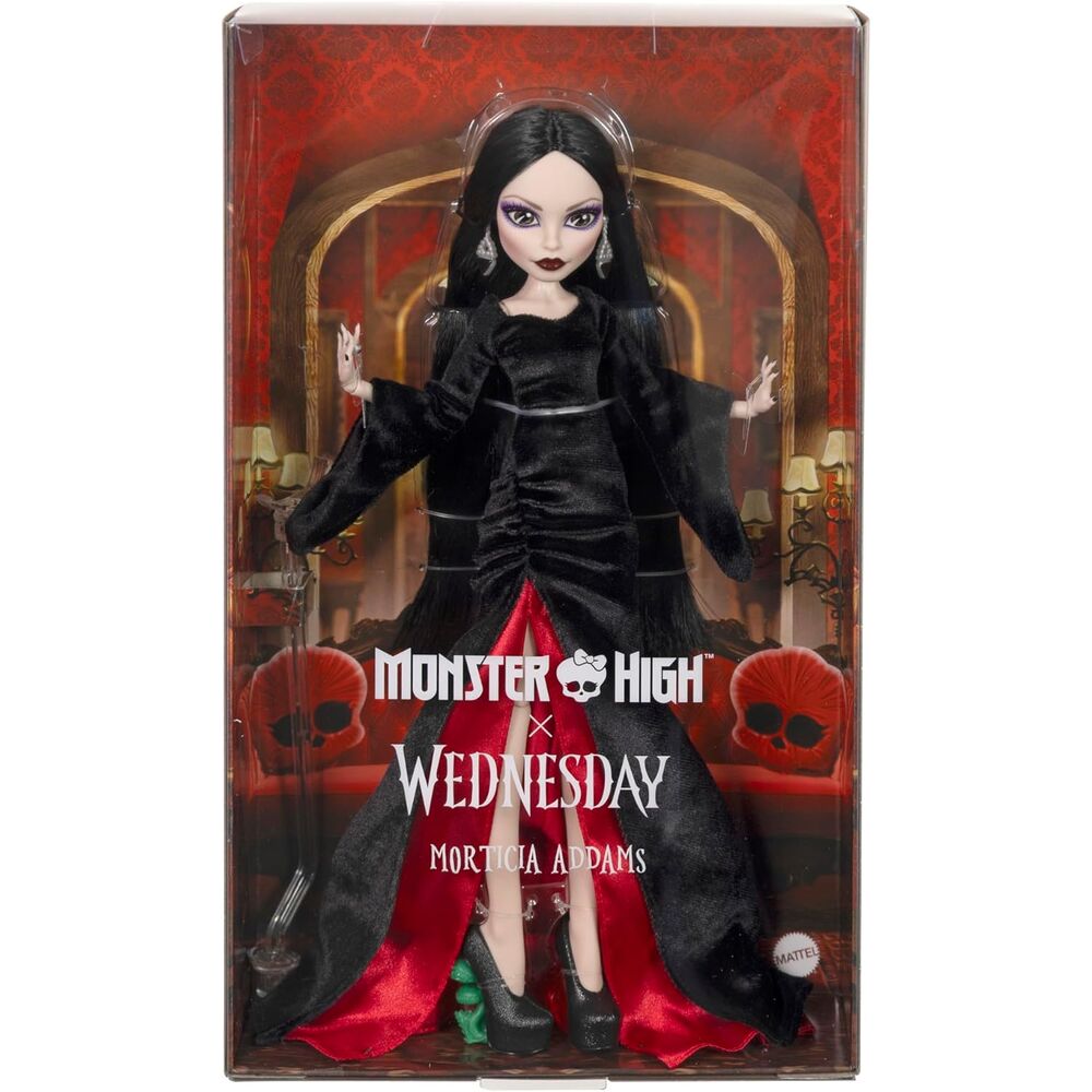 Monster High x Wednesday Collector Muñeca Morticia Addams
