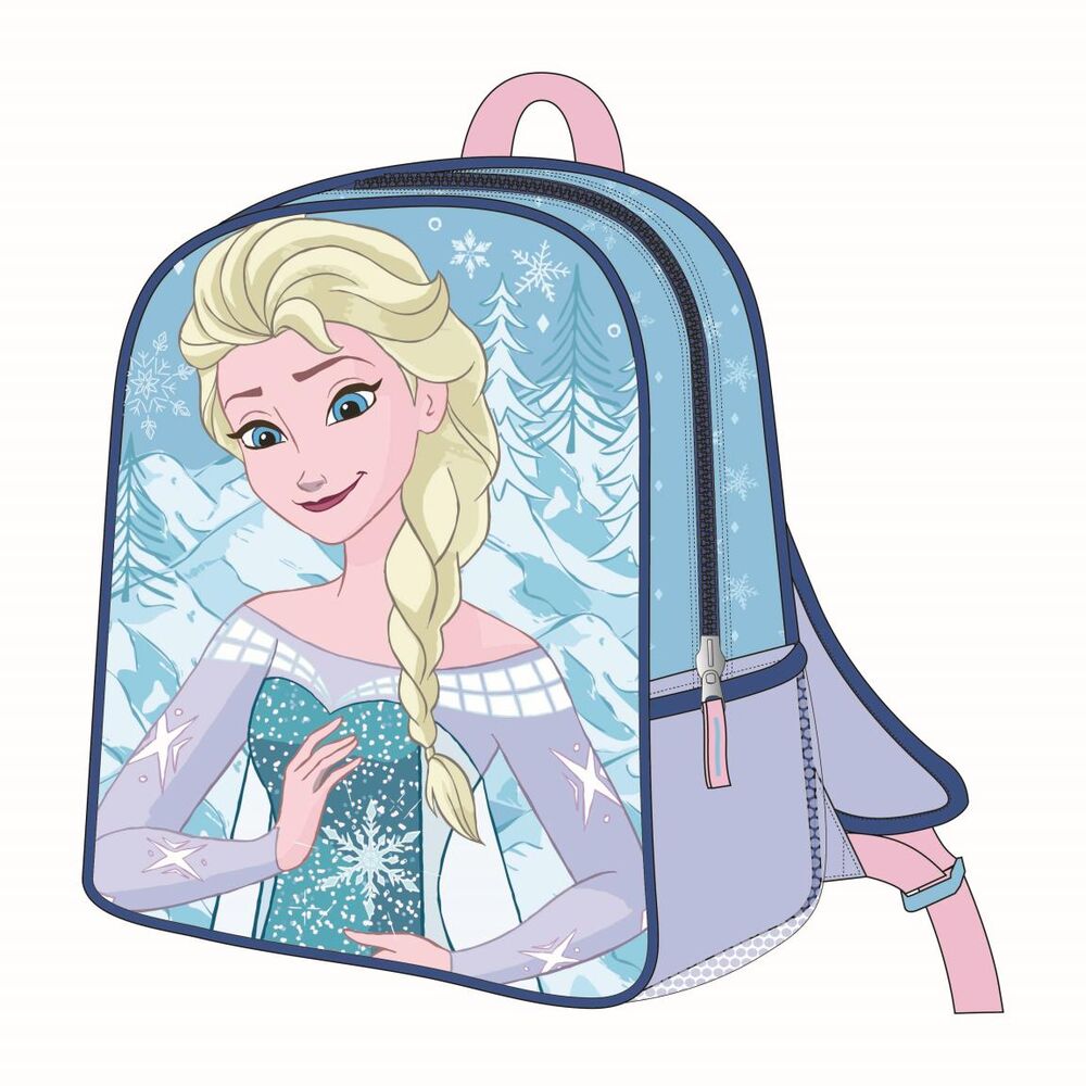 Mochila 3D Elsa Frozen Disney 30cm Frikytopia