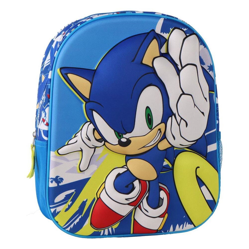 Mochila 3D Sonic the Hedgehog 30cm Frikytopia