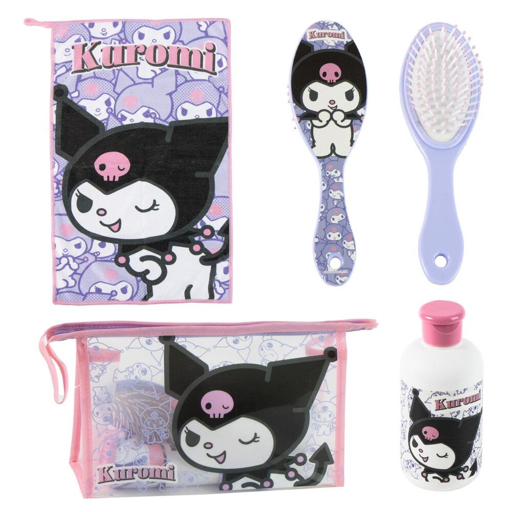 Set neceser aseo Kuromi Hello Kitty Frikytopia