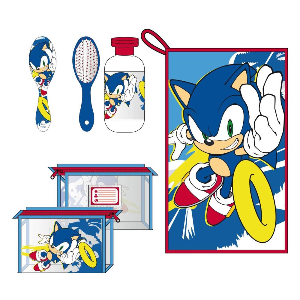 Set neceser aseo Sonic the Hedgehog Frikytopia