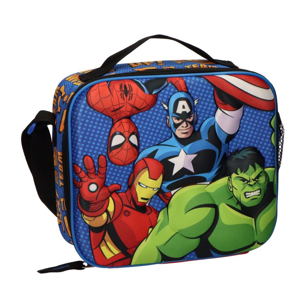 Bolsa portameriendas 3D Vengadores Avengers Marvel Frikytopia