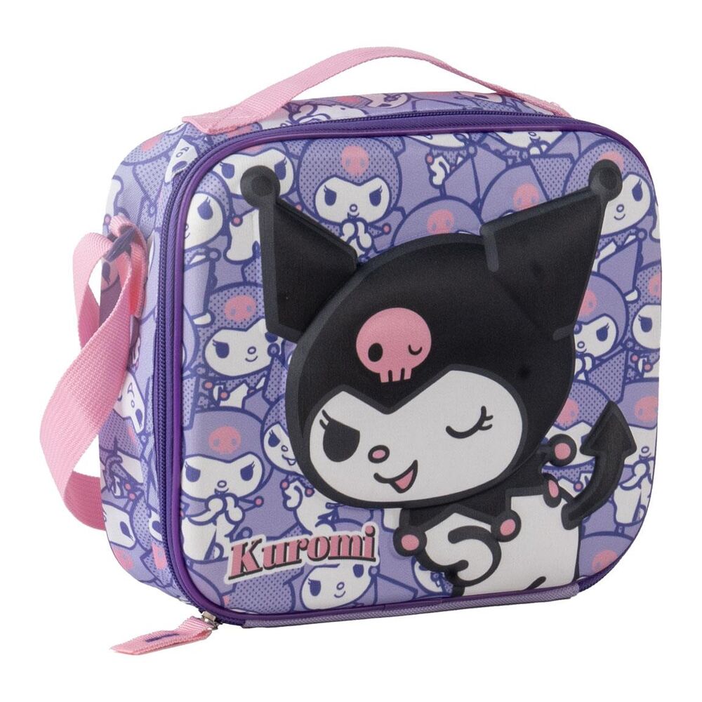 Bolsa portameriendas 3D Kuromi Hello Kitty Frikytopia