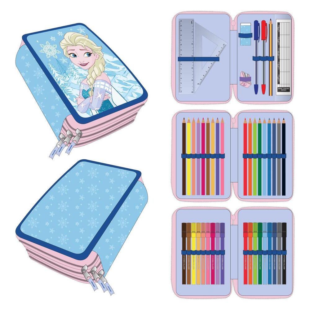Plumier Elsa Frozen Disney triple Frikytopia