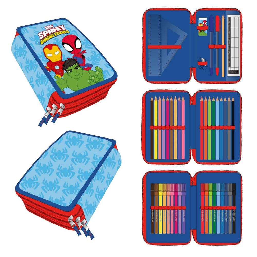 Plumier Spidey Marvel triple Frikytopia