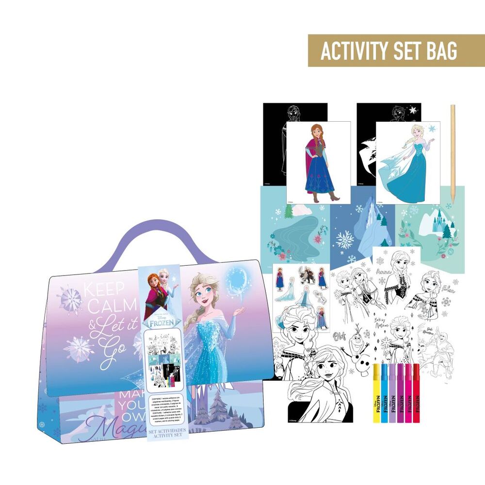 Bolso set coloreable Frozen Disney Frikytopia