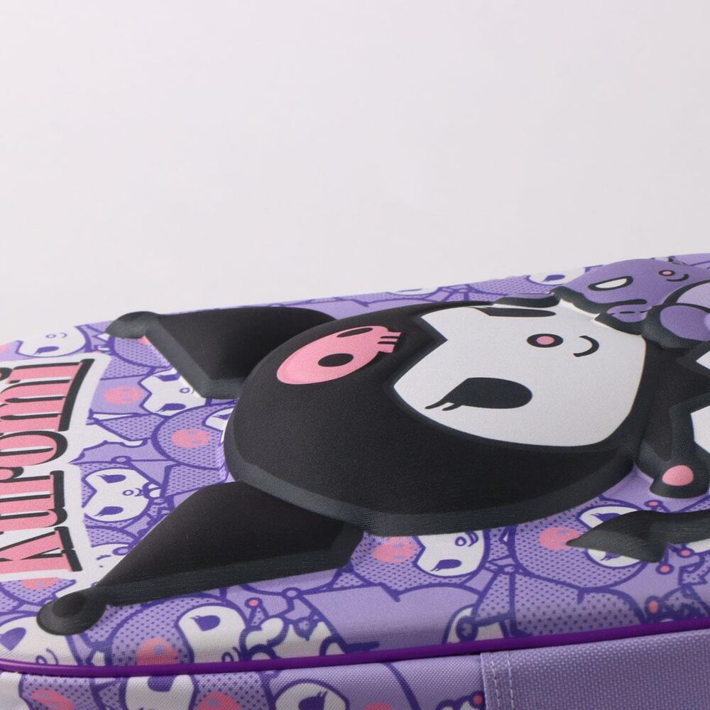 Mochila 3D Kuromi Hello Kitty 30cm
