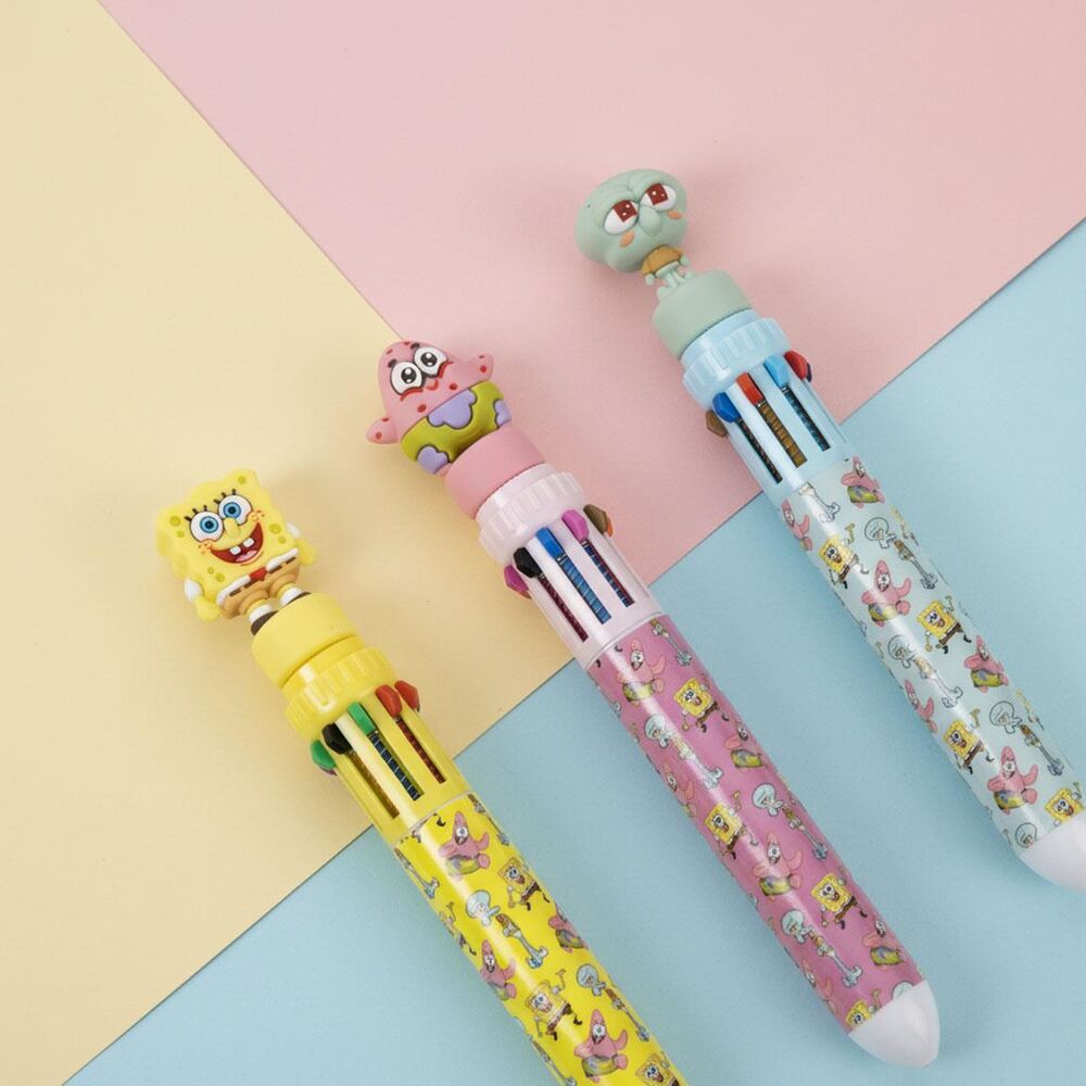 Bob Esponja Bolígrafo 10 colores Expositor (16)