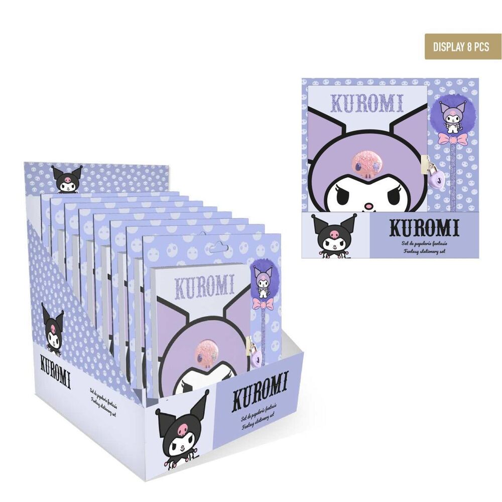 Sanrio Set de Papelería Fantasía Hello Kitty Morado Expositor (8)
