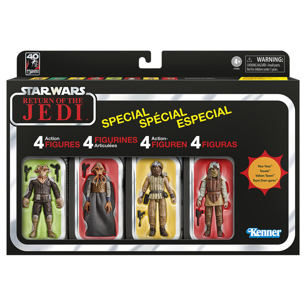 Set 4 figuras Return Of The Jedi Star Wars 10cm Frikytopia