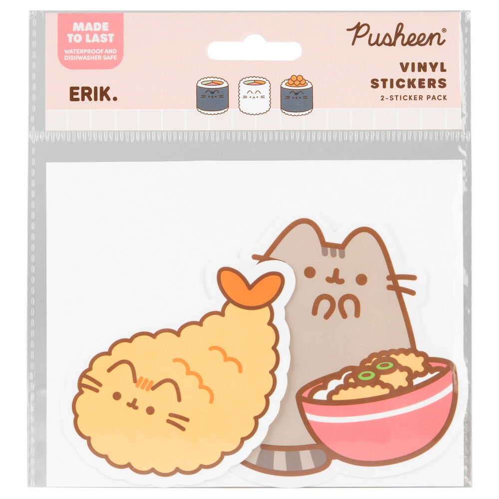 Pusheen Pegatinas de vinilo Sushi Roll Vol. 2 Set de 2