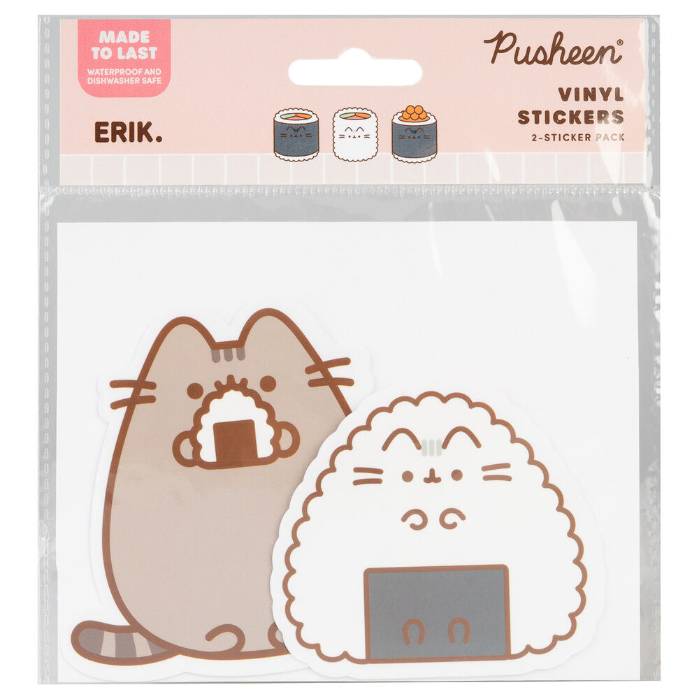 Pusheen Pegatinas de vinilo Sushi Roll Vol. 3 Set de 2