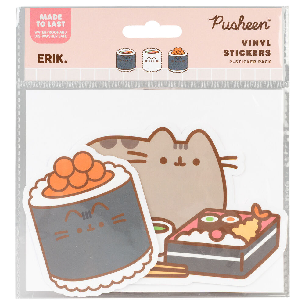 Pusheen Pegatinas de vinilo Sushi Roll Vol. 5 Set de 2
