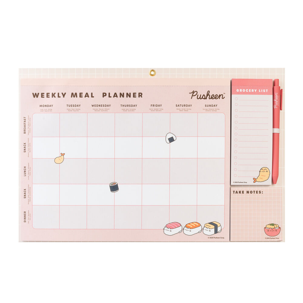 Planificador comidas magnetico Sushi Roll Pusheen Frikytopia