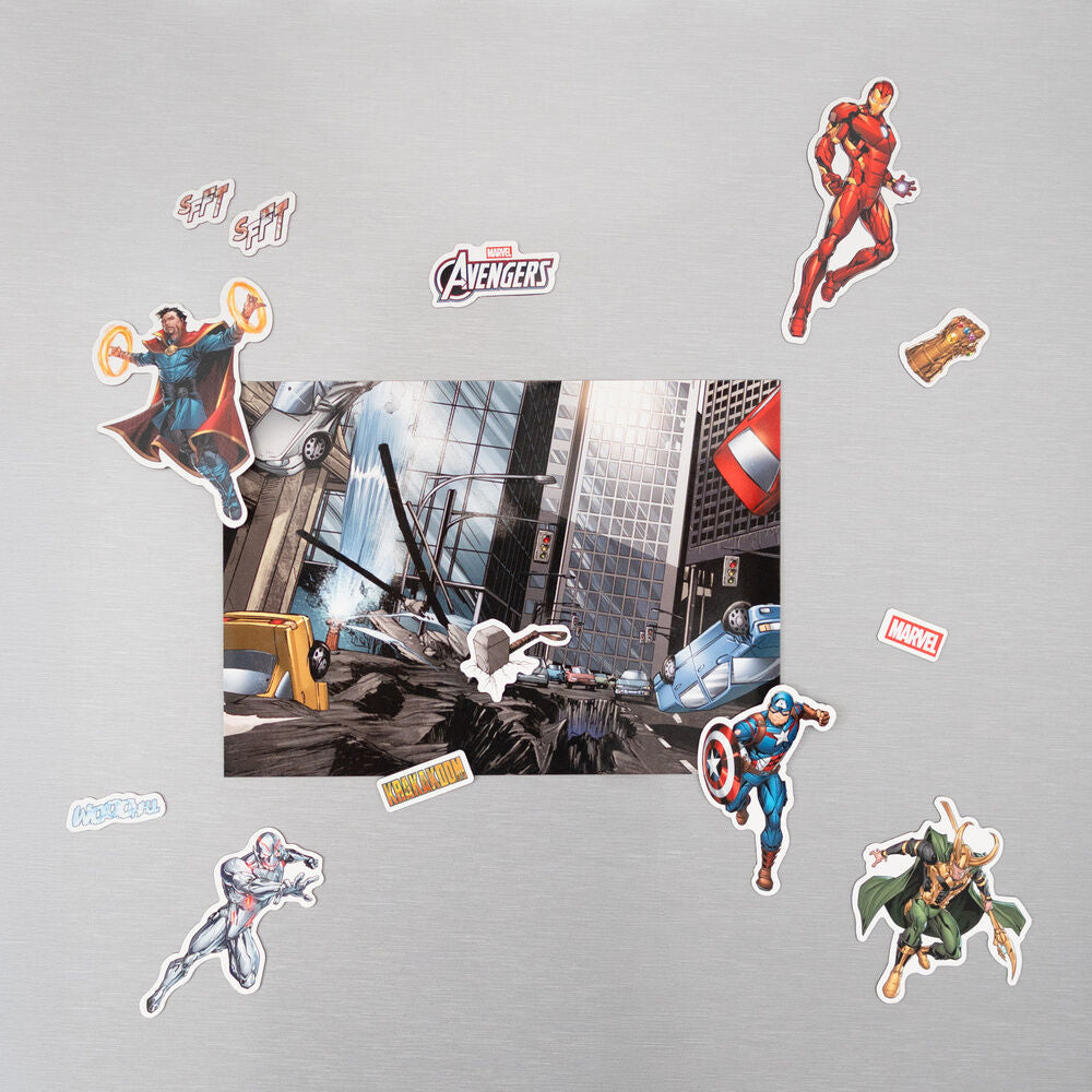 Marvel Set de Imanes Troquelados Avengers