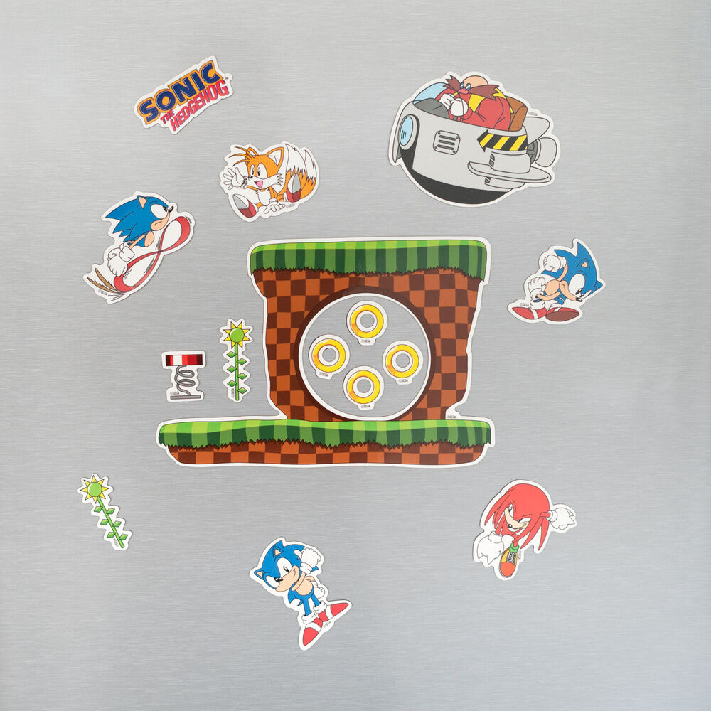 Set imanes troquelados Sonic the Hedgehog