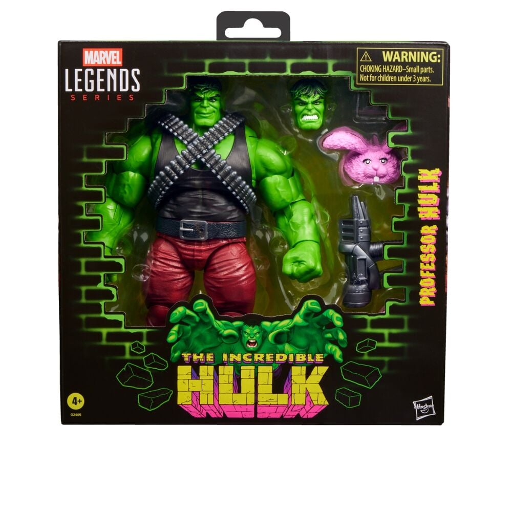 Figura hasbro marvel legends series the incredible hulk professor hulk
