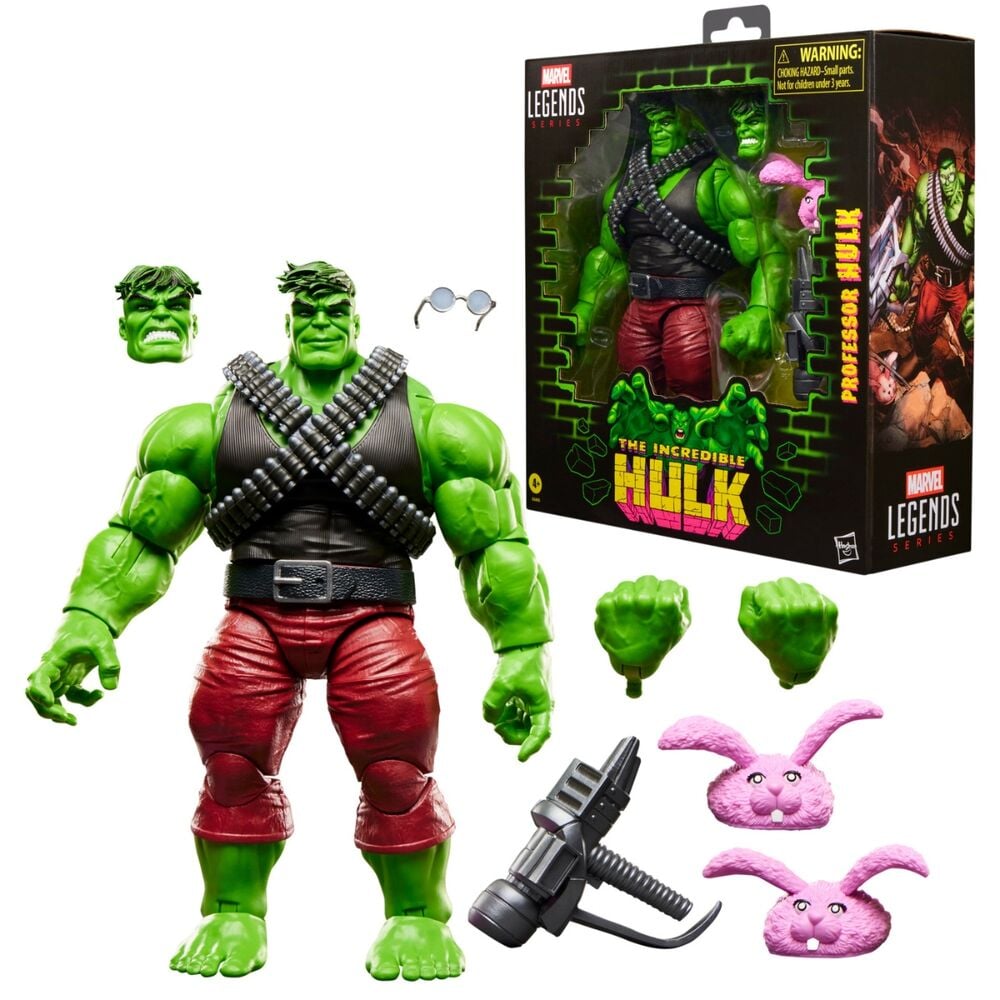 Figura hasbro marvel legends series the incredible hulk professor hulk