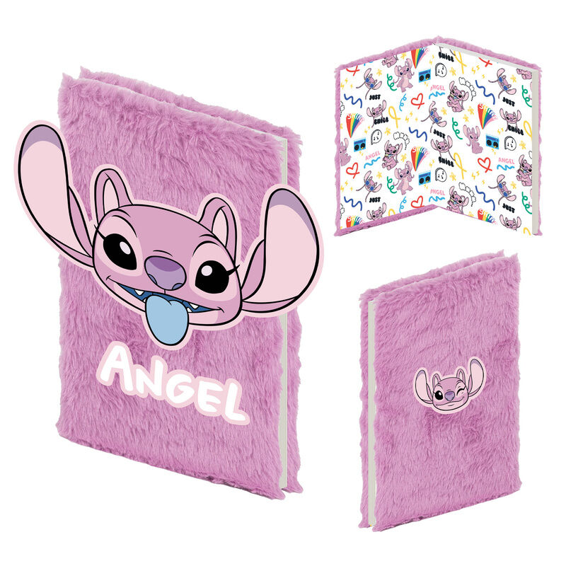 Cuaderno peluche A5 Stitch Disney Frikytopia