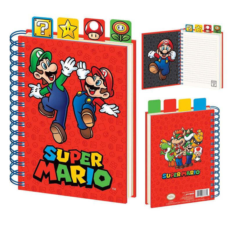 Cuaderno A5 Super Mario Frikytopia