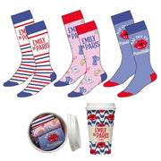 Set 3 pares calcetines Emily en Paris adulto surtido