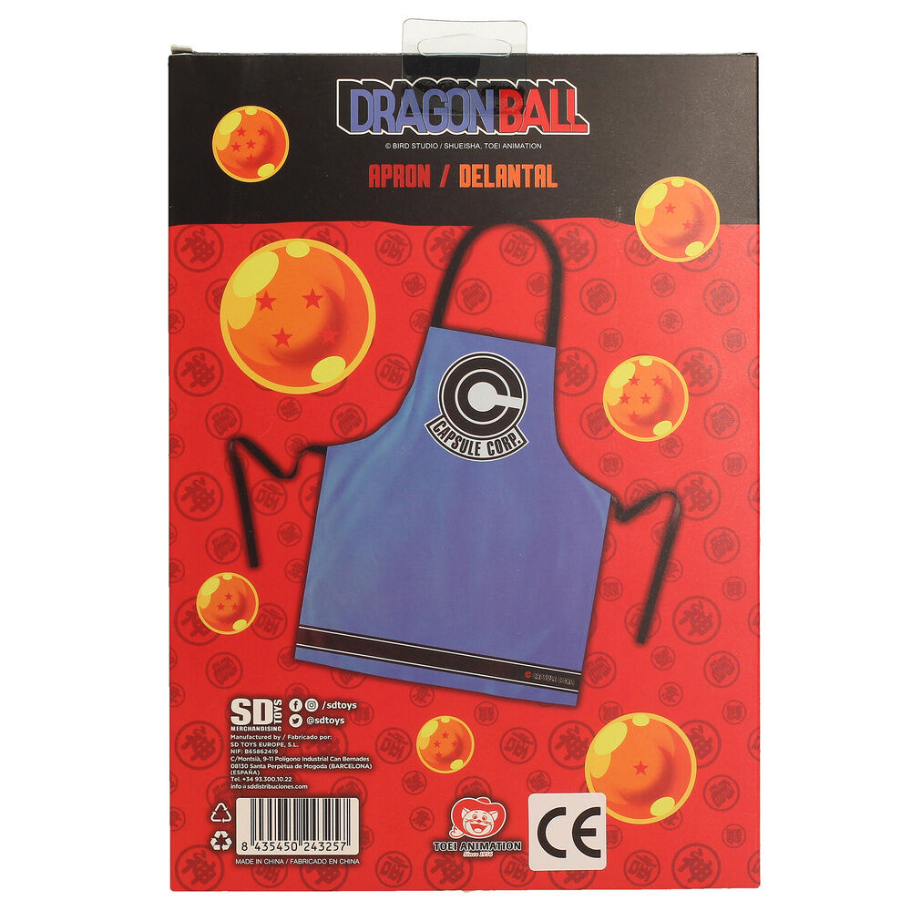 Dragon Ball Delantal Capsule Corp.