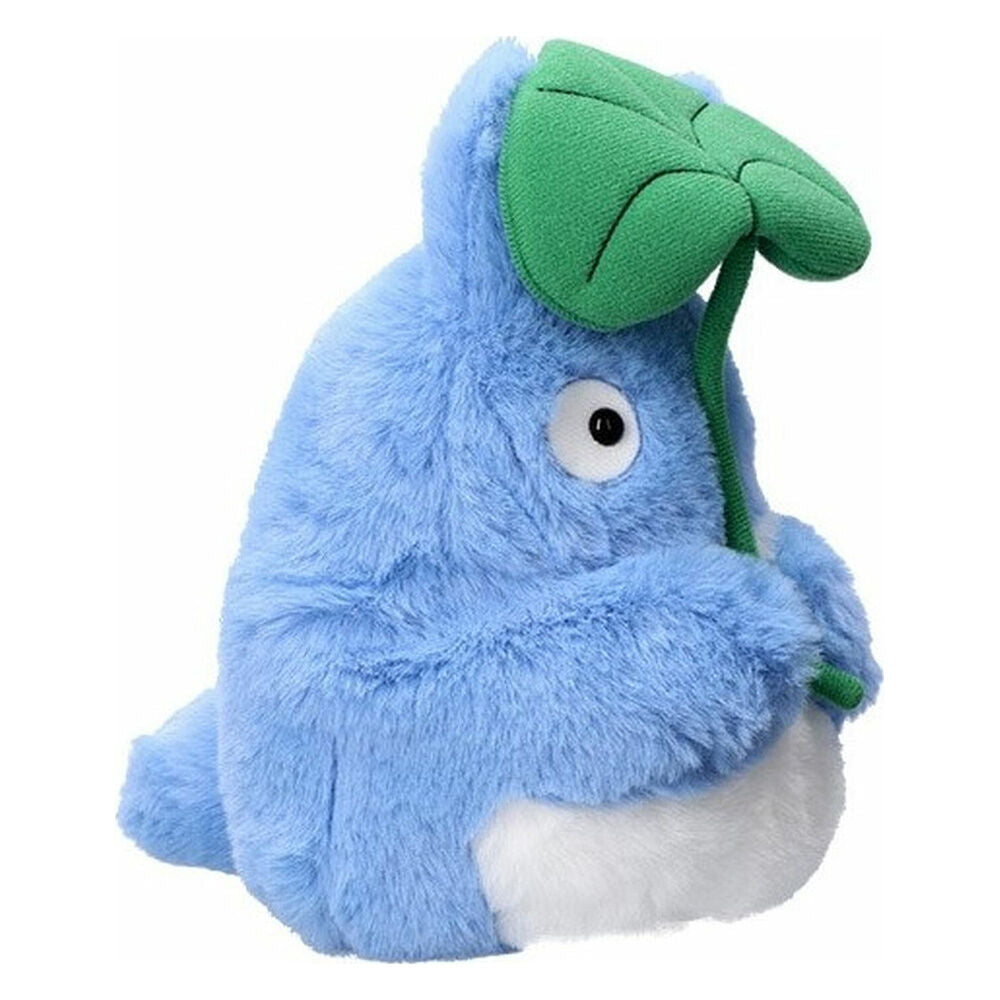 Mi vecino Totoro Nakayoshi Figura de peluche Medium Totoro with leaf 20 cm