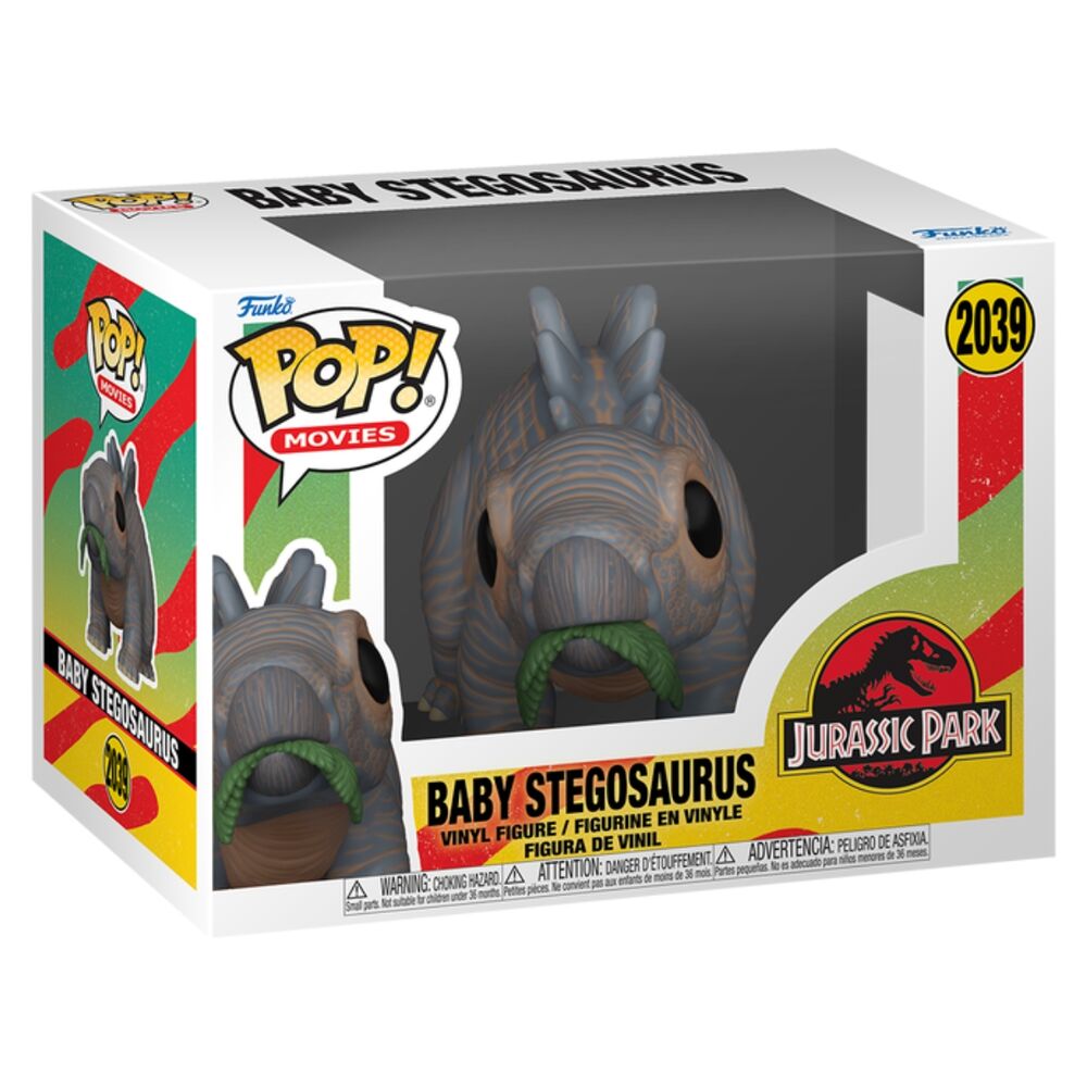 Jurassic Park Figura POP! Movies Vinyl Baby Stegosaurus 9 cm