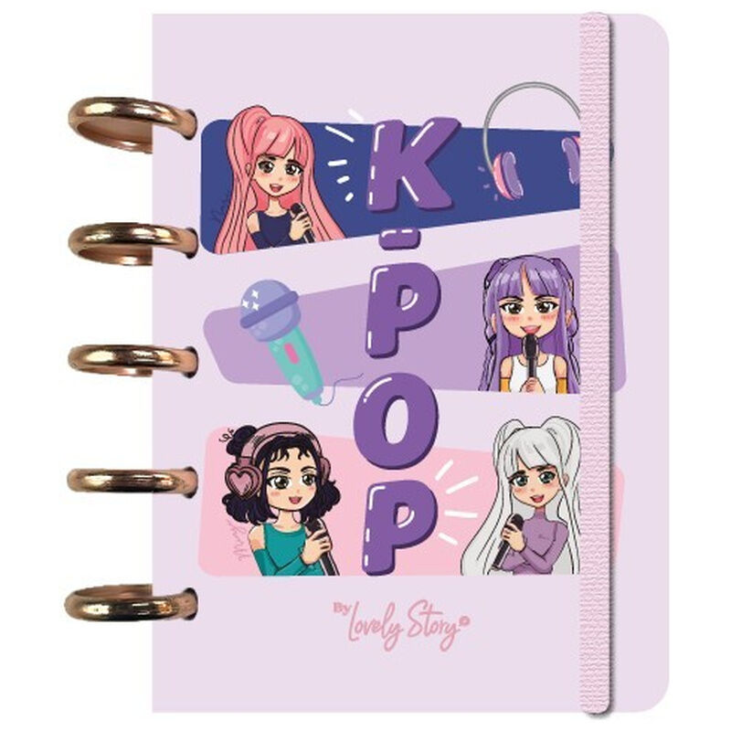 Cuaderno A6 Pink K-Pop Frikytopia