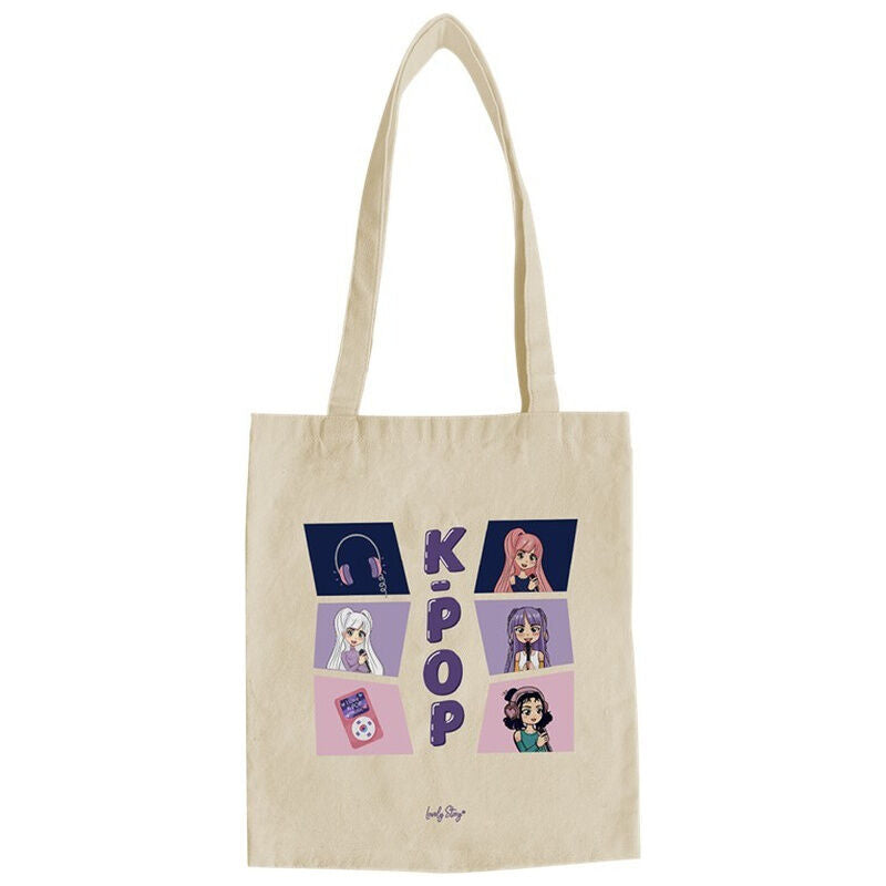 Bolsa tela Stars K-Pop Frikytopia